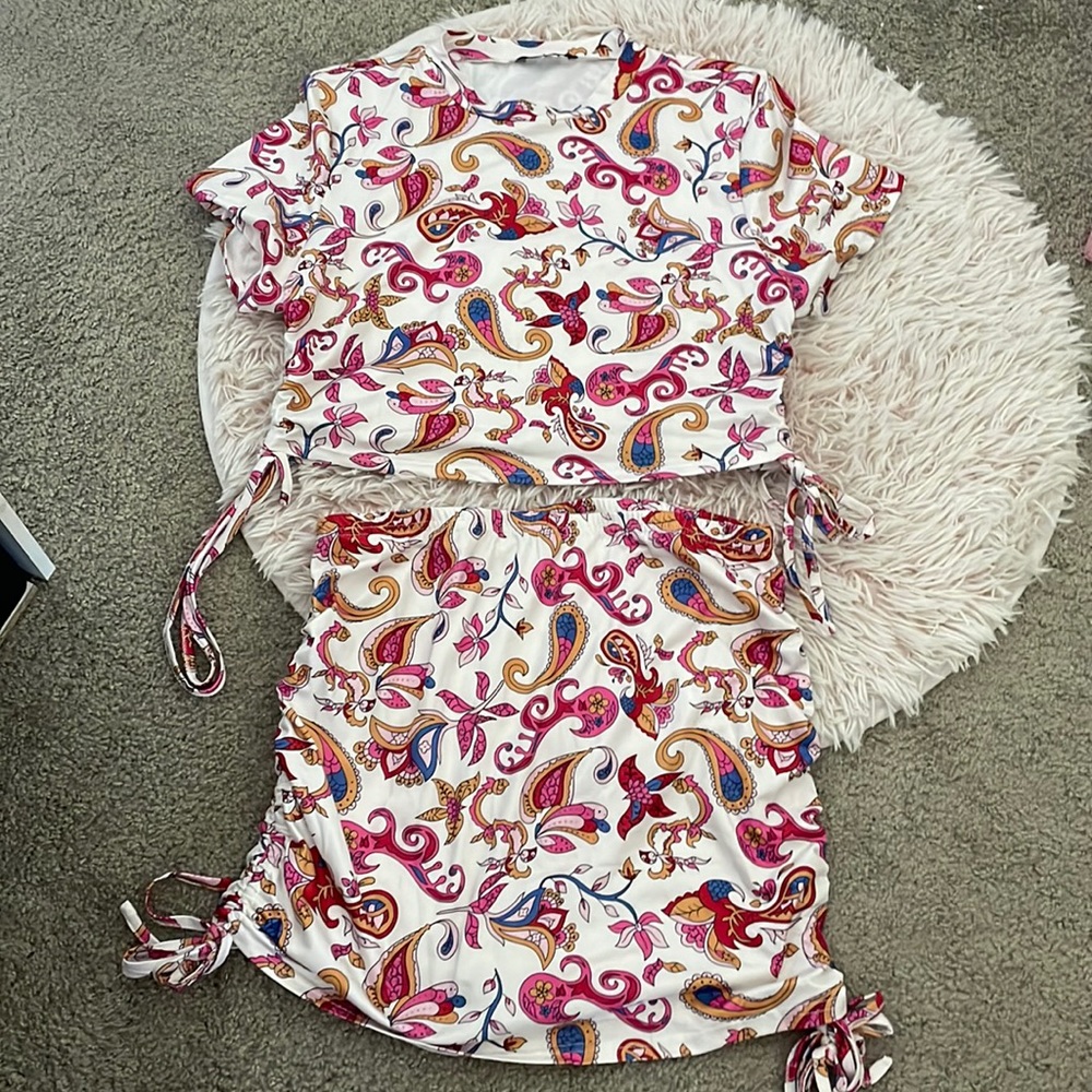 SHEIN Curve two piece set
